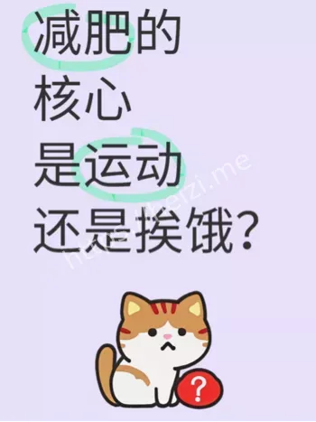 运动减肥vs少吃减肥
